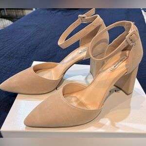 Alex Marie buckle block heel pump